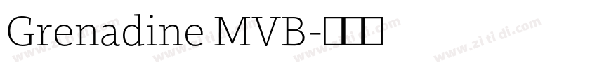 Grenadine MVB字体转换